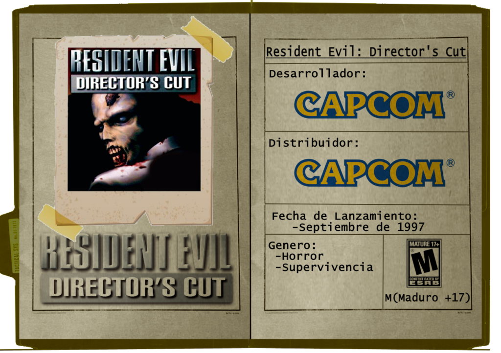 Resident evil directors cut datos 1024x722